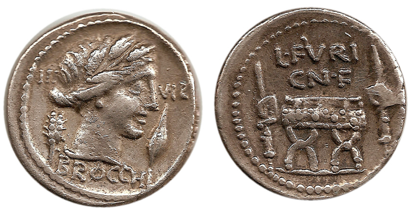 Denario Roma 63 a.C